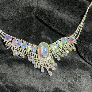 ✨ Gorgeous 13-Inch AB Necklace – Dainty Yet Sparkling! ✨